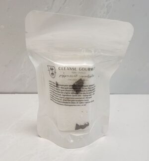 Giftable shower steamer pack of two scented with peppermint and eucalyptus from Cleanse Gourmet