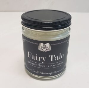 9 oz single wick giftable candle by Fly Paper Products