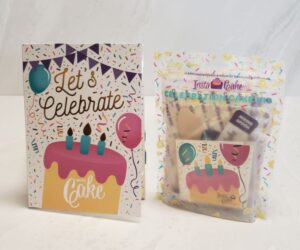 A celebratory cake card from Insta Cake