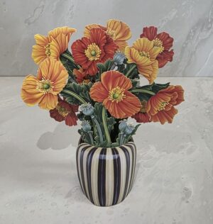 Card - French Poppies